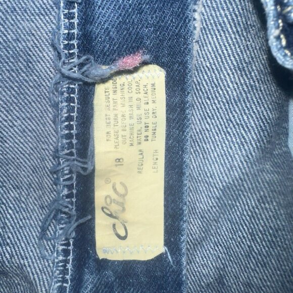 Chic Jeans High Waist Denim 1980 Vintage 18 (fits like a 12/14)‎ - Picture 4 of 4